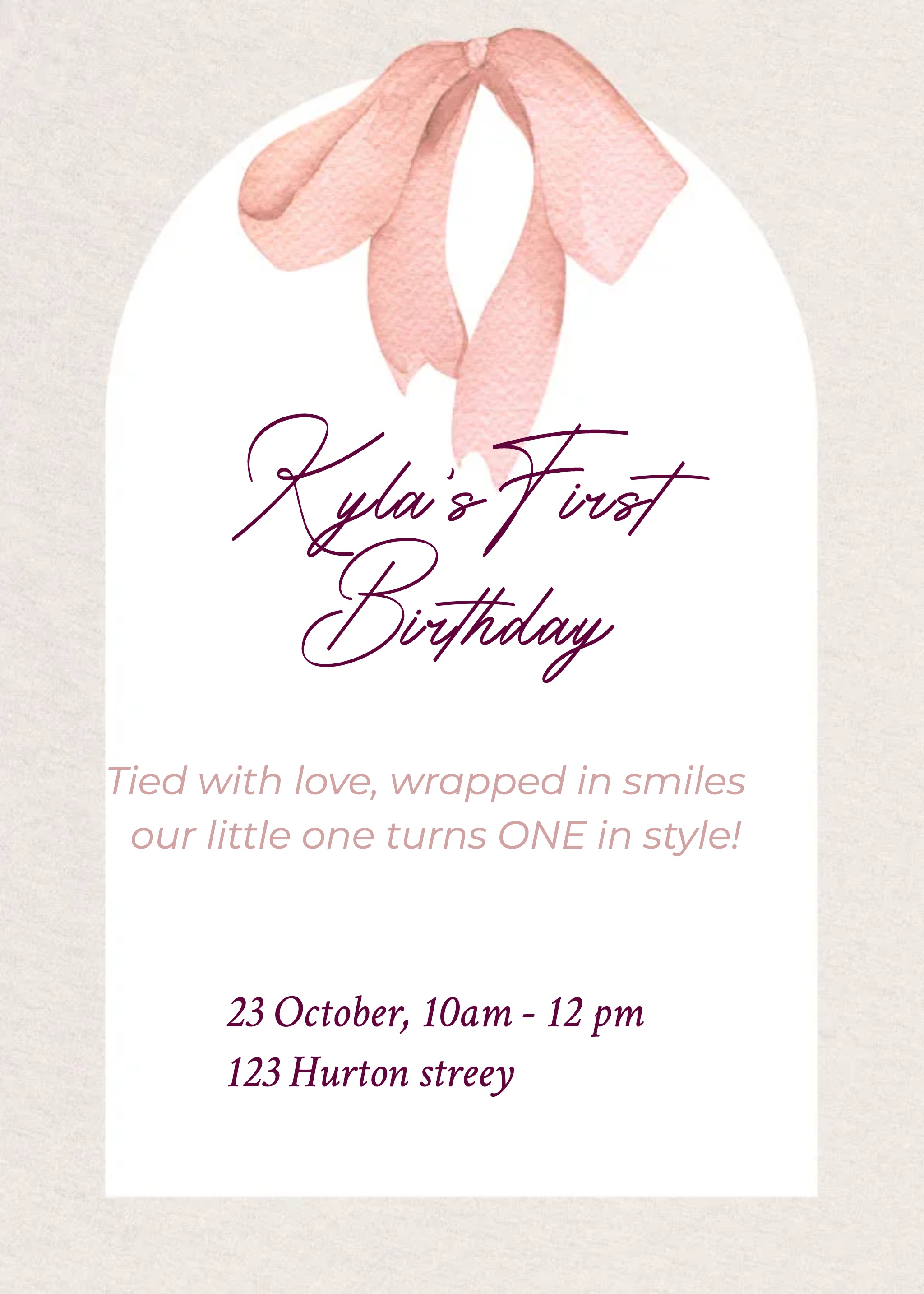 Invitation card