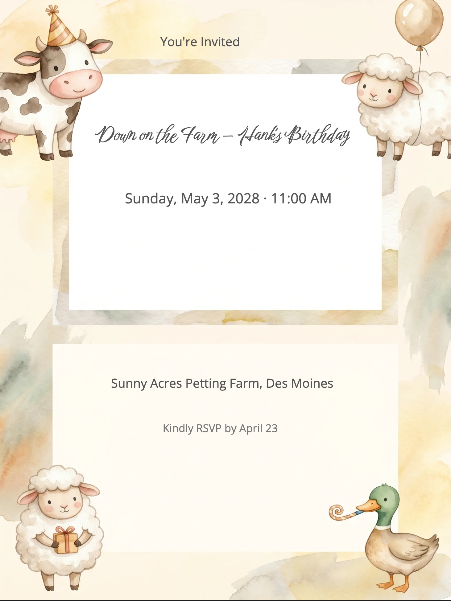 Invitation card