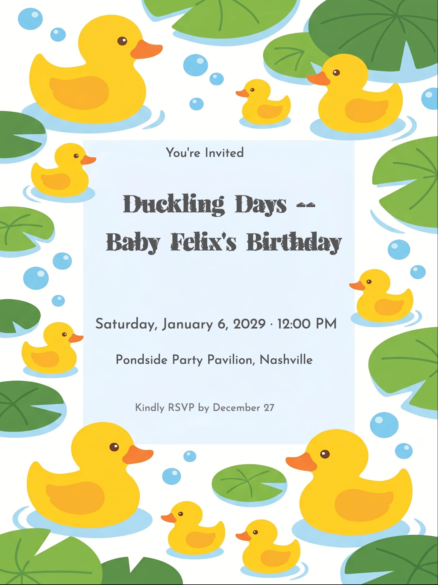 Invitation card
