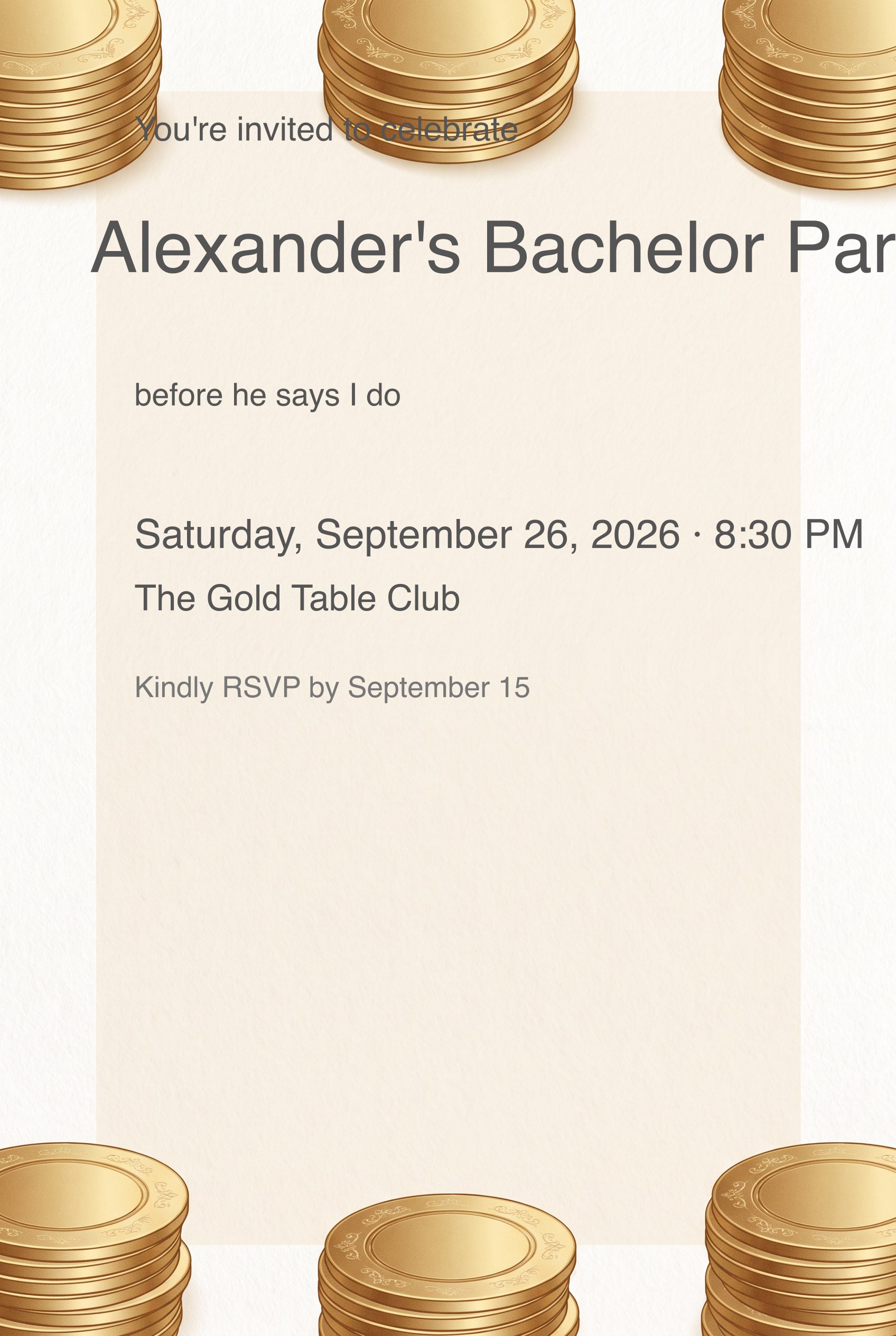 Invitation card