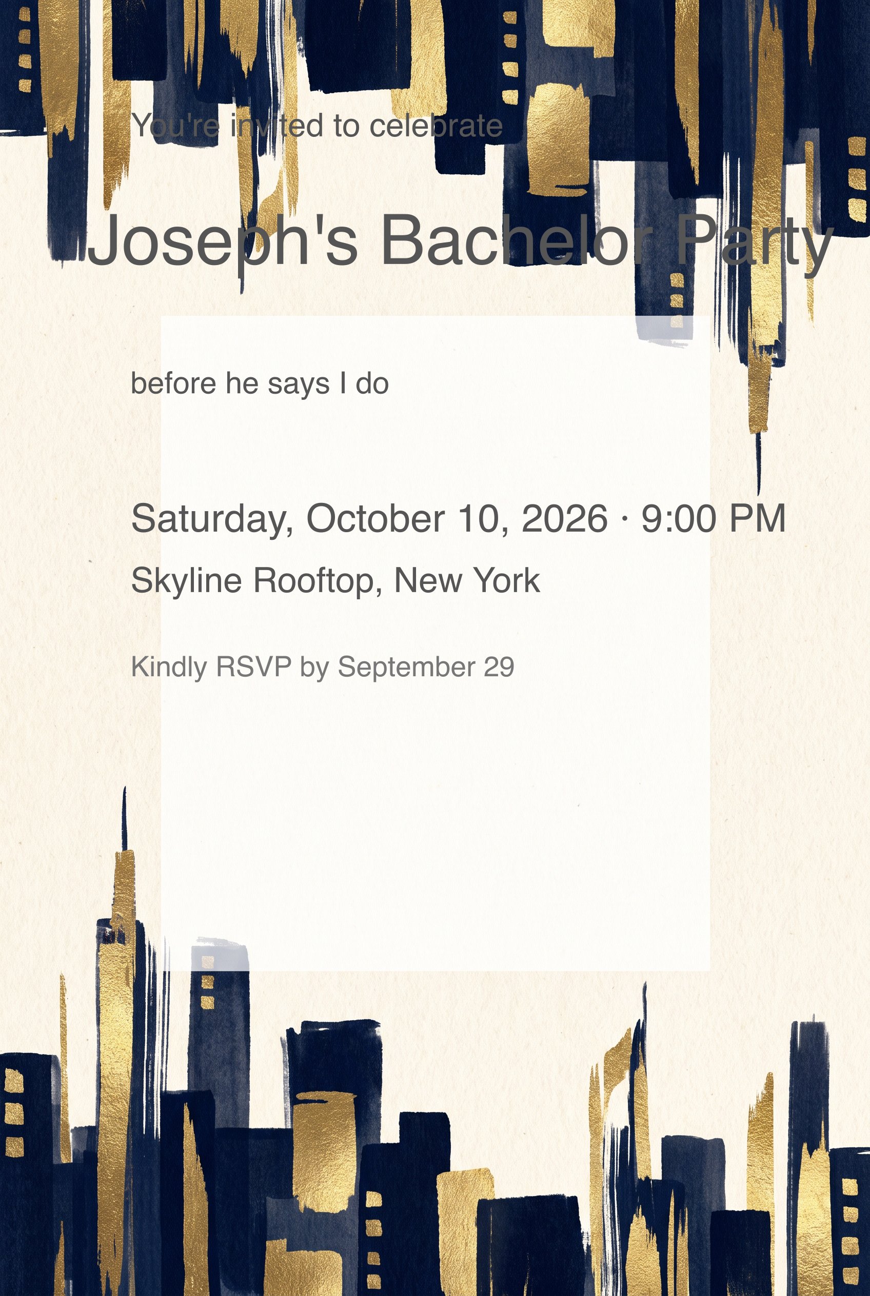 Invitation card