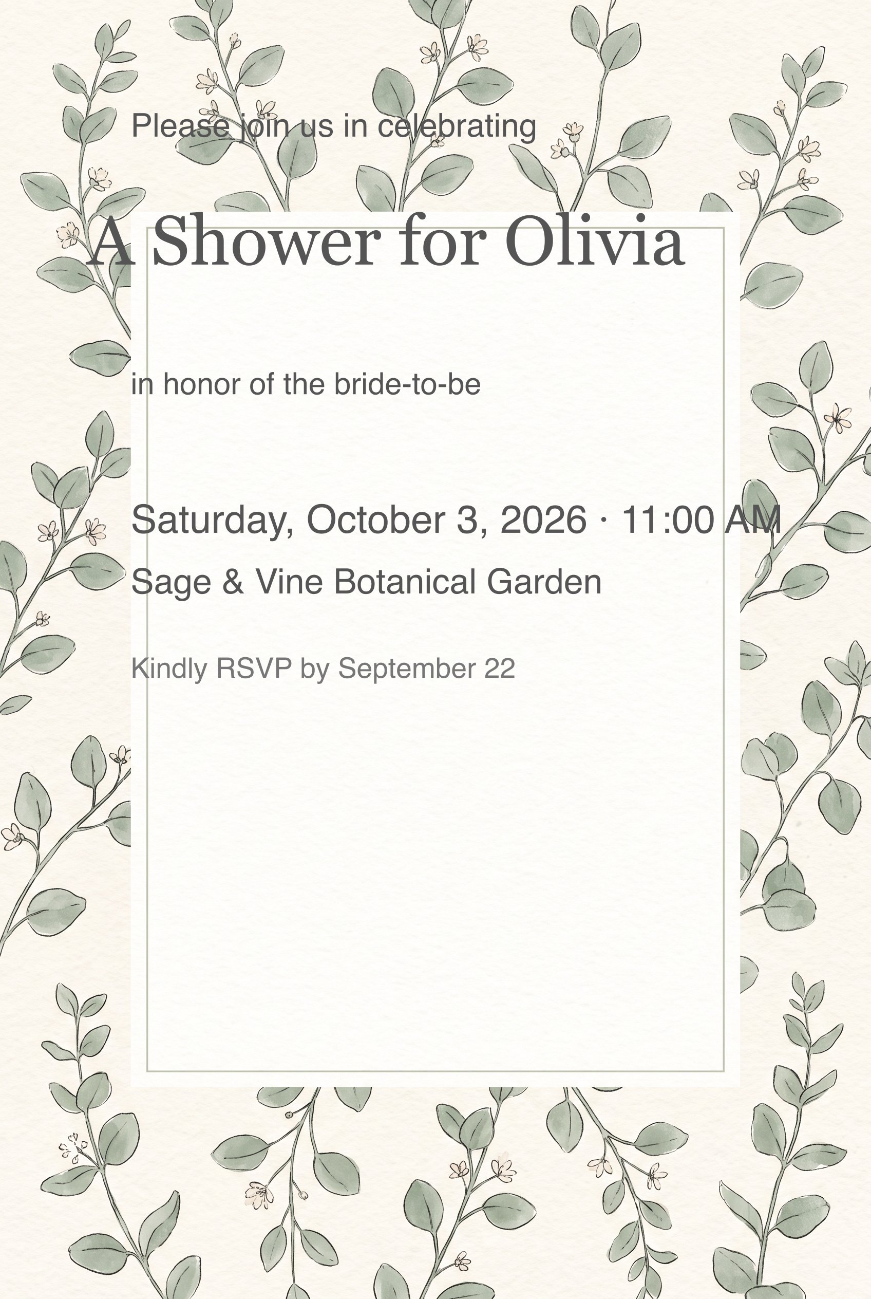Invitation card