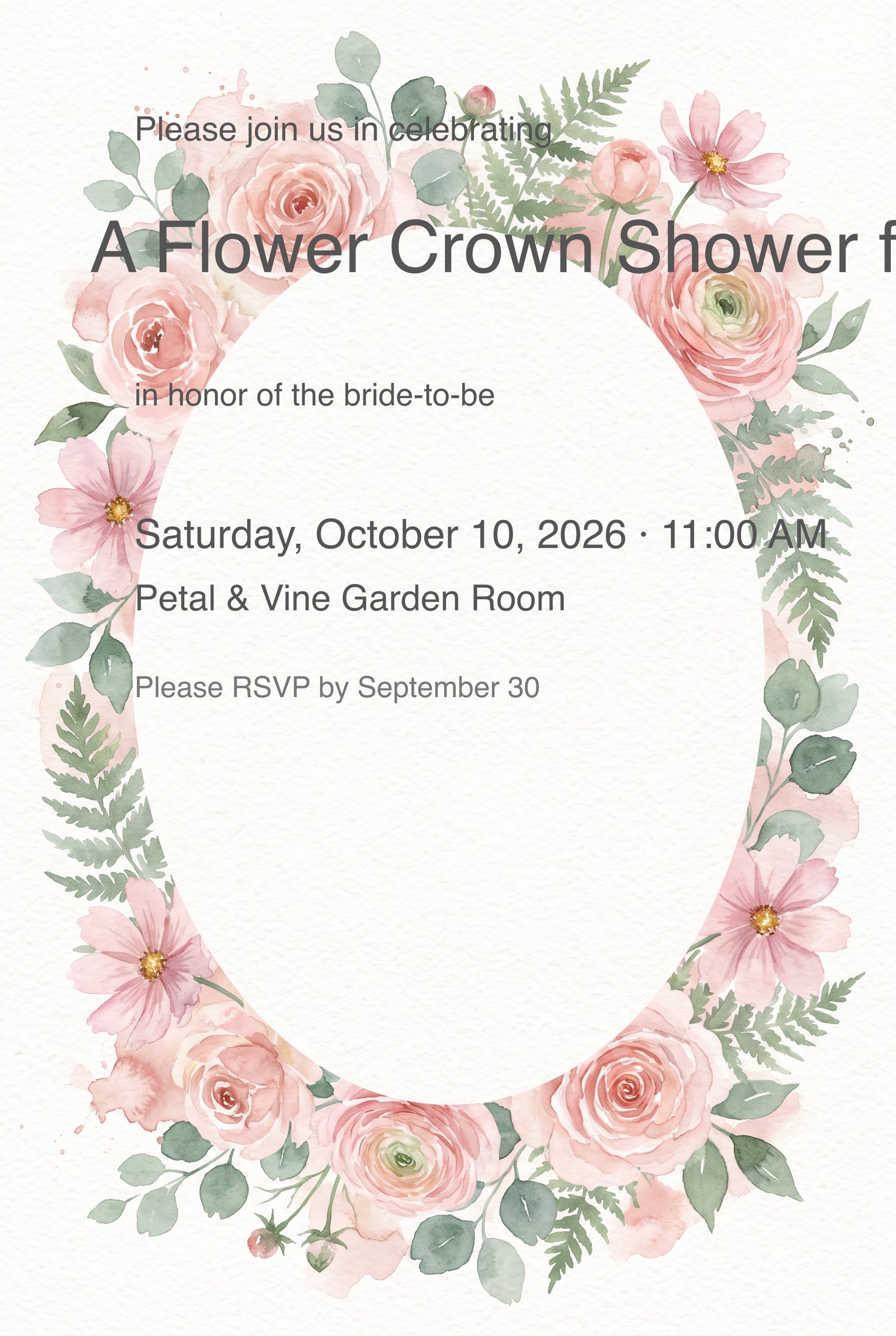 Invitation card