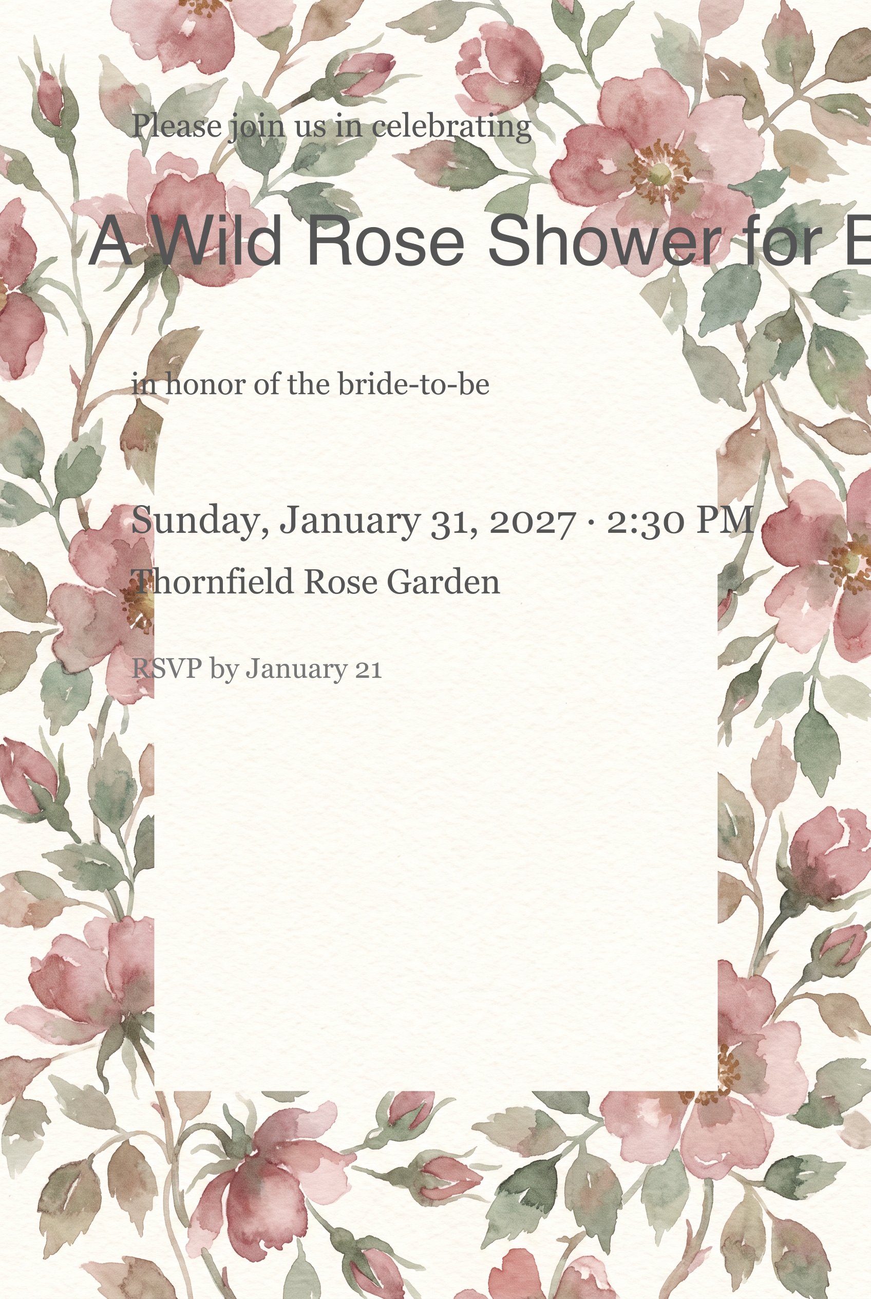 Invitation card
