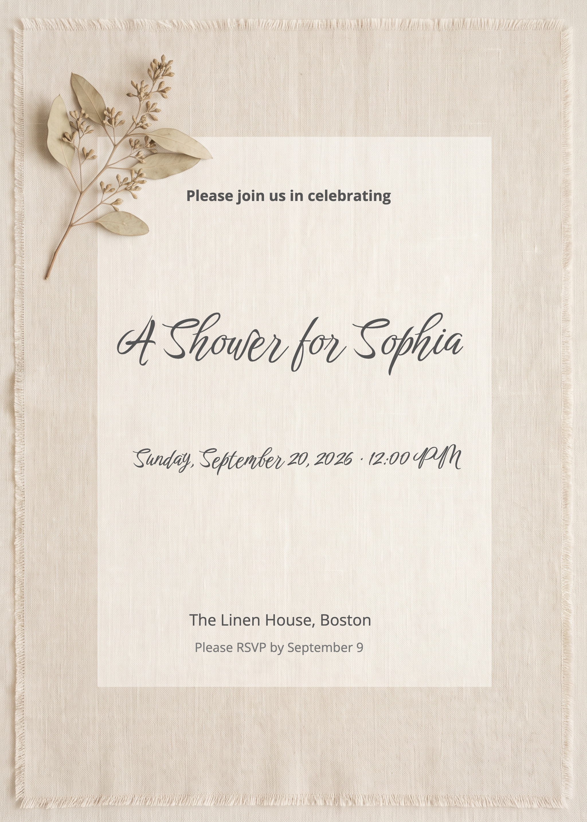 Invitation card