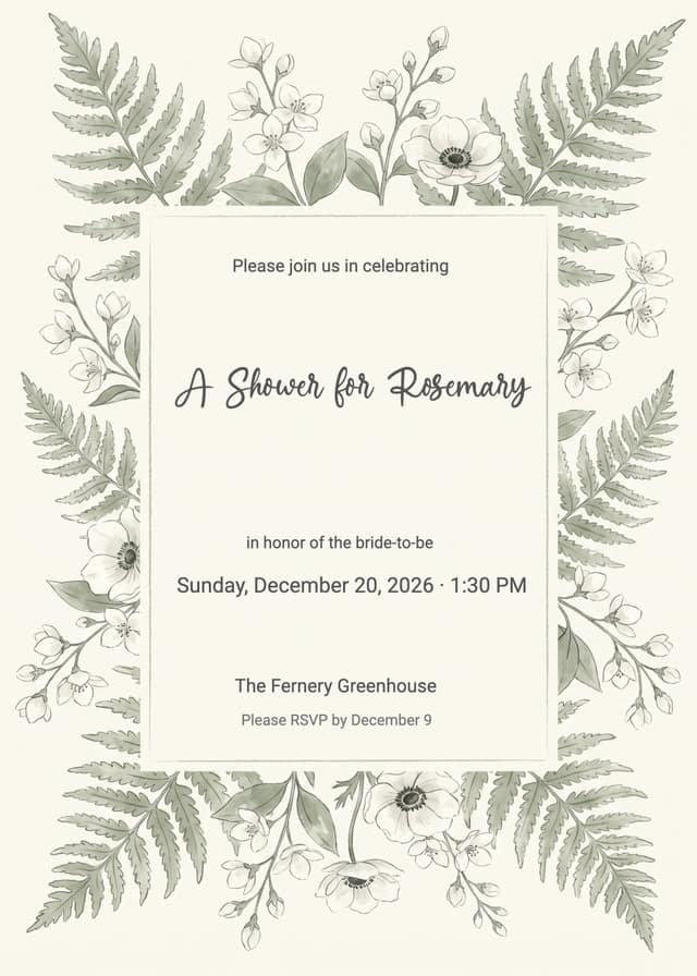 Vintage Floral Wedding Invitation for Destination Save The Date ...