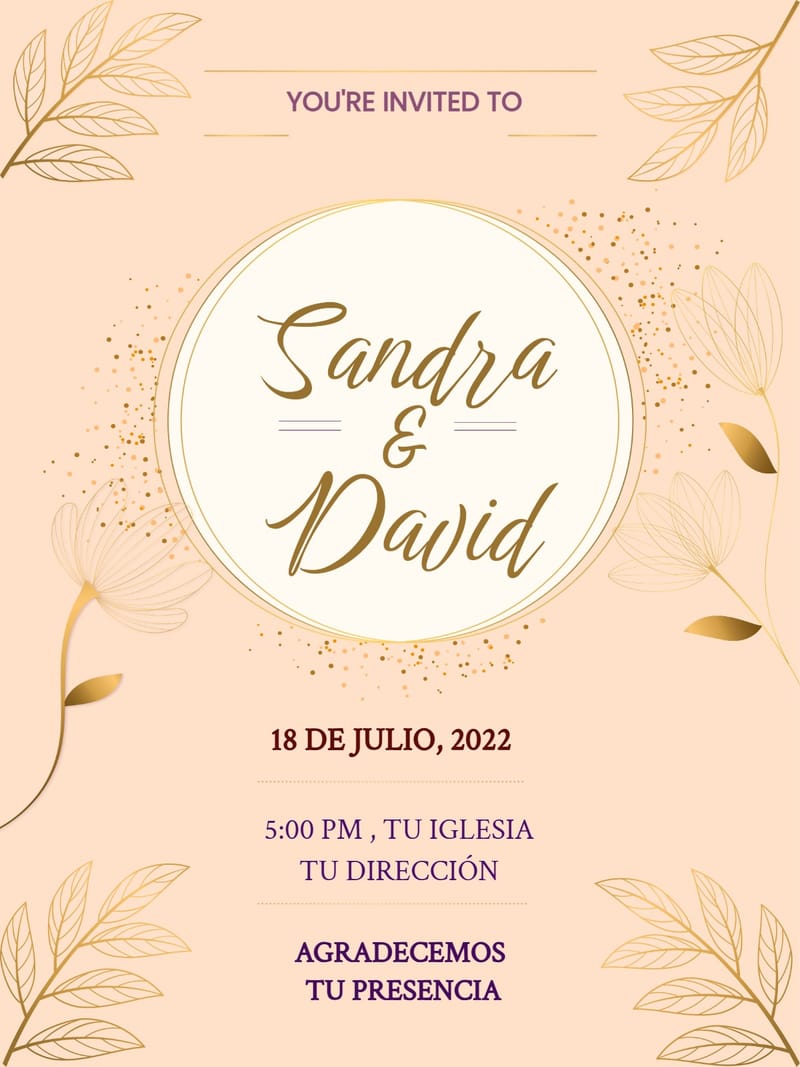 sparkle wedding invitation Template wedding design for events