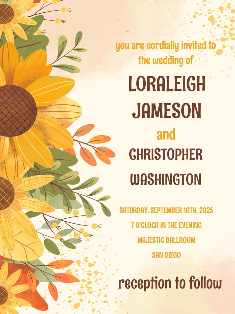 dots rustic wedding invitation Template rustic wedding template with stylish layout