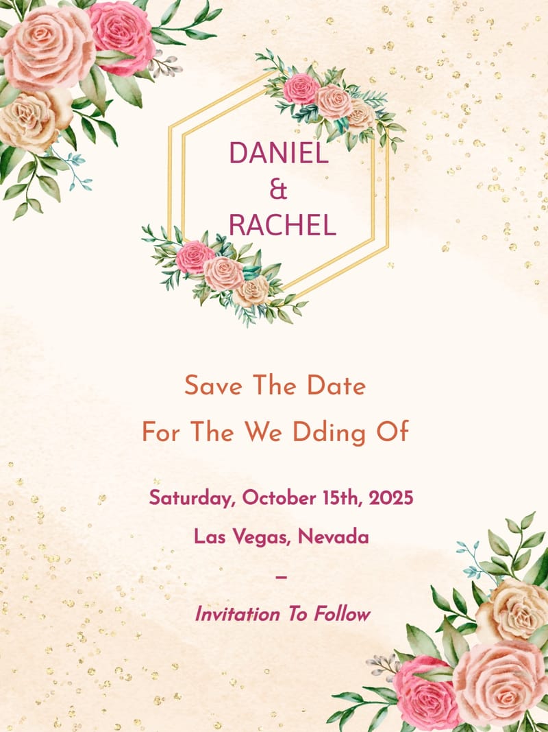 amazing save the date invitation Card save the date design for events