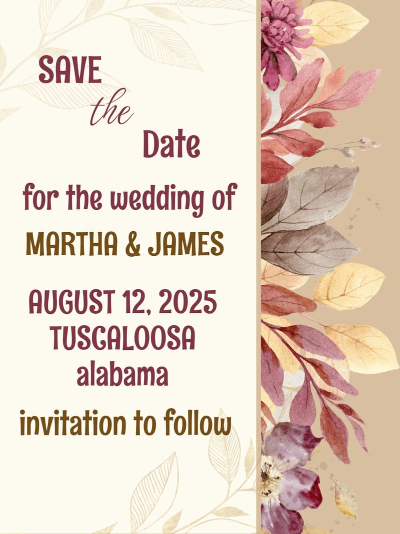 golden leaf rustic wedding invitation Card rustic wedding template with stylish layout