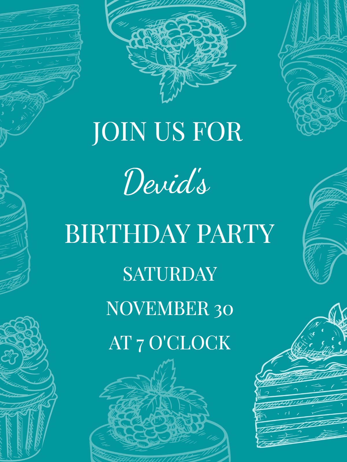 strawberry men birthday invitation Template men's birthday design for events