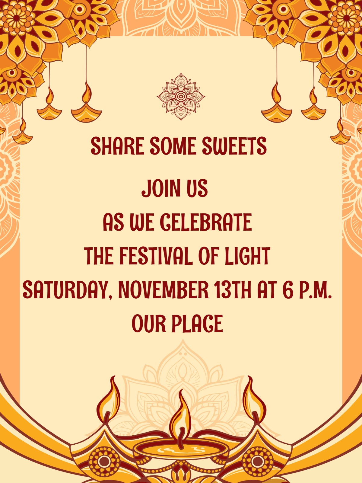 Modern diwali party invitations â fire diwali party invitations Card e-card design
