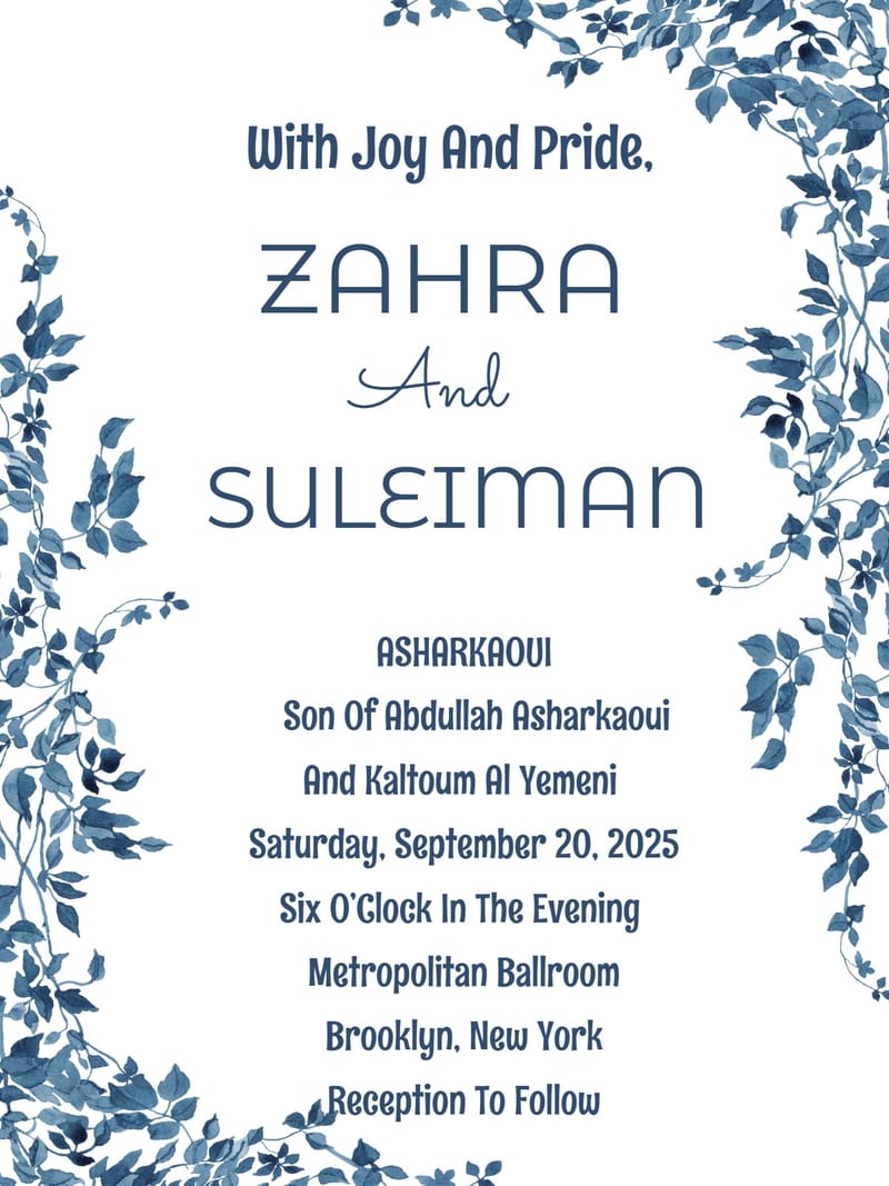leaf vintage wedding invitation Template vintage wedding template with stylish layout