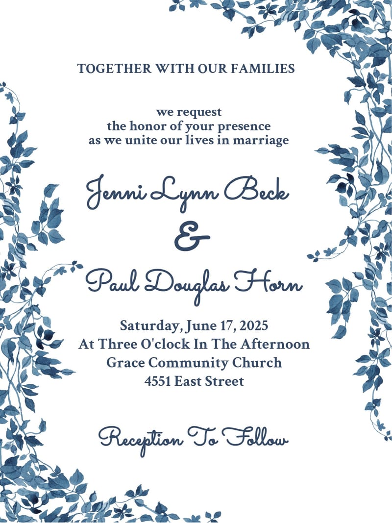 little leafs classic wedding invitation Card classic wedding card design for events