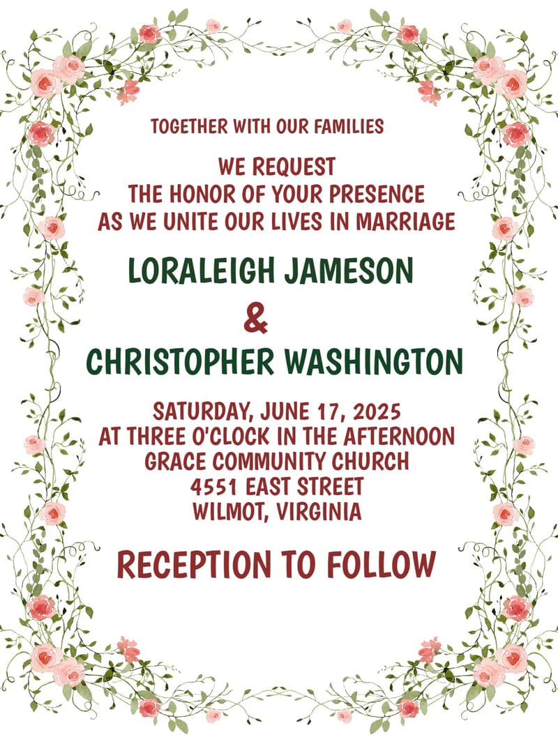 amazing floral wedding invitation Card floral wedding template with stylish layout