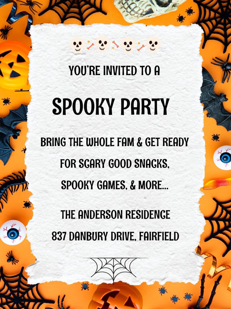Modern halloween party â scary eye halloween party invitation Card e-card design