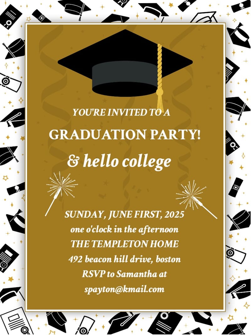 white graduation party invitation Card graduation party invitations invitation card design for events