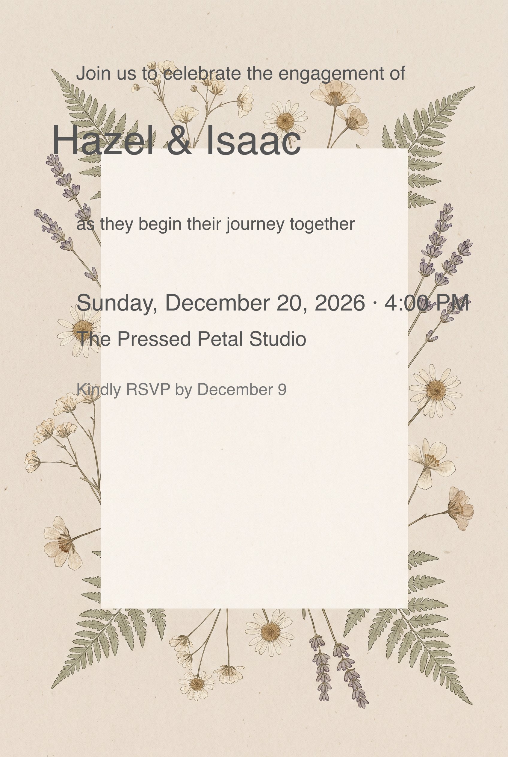 Invitation card