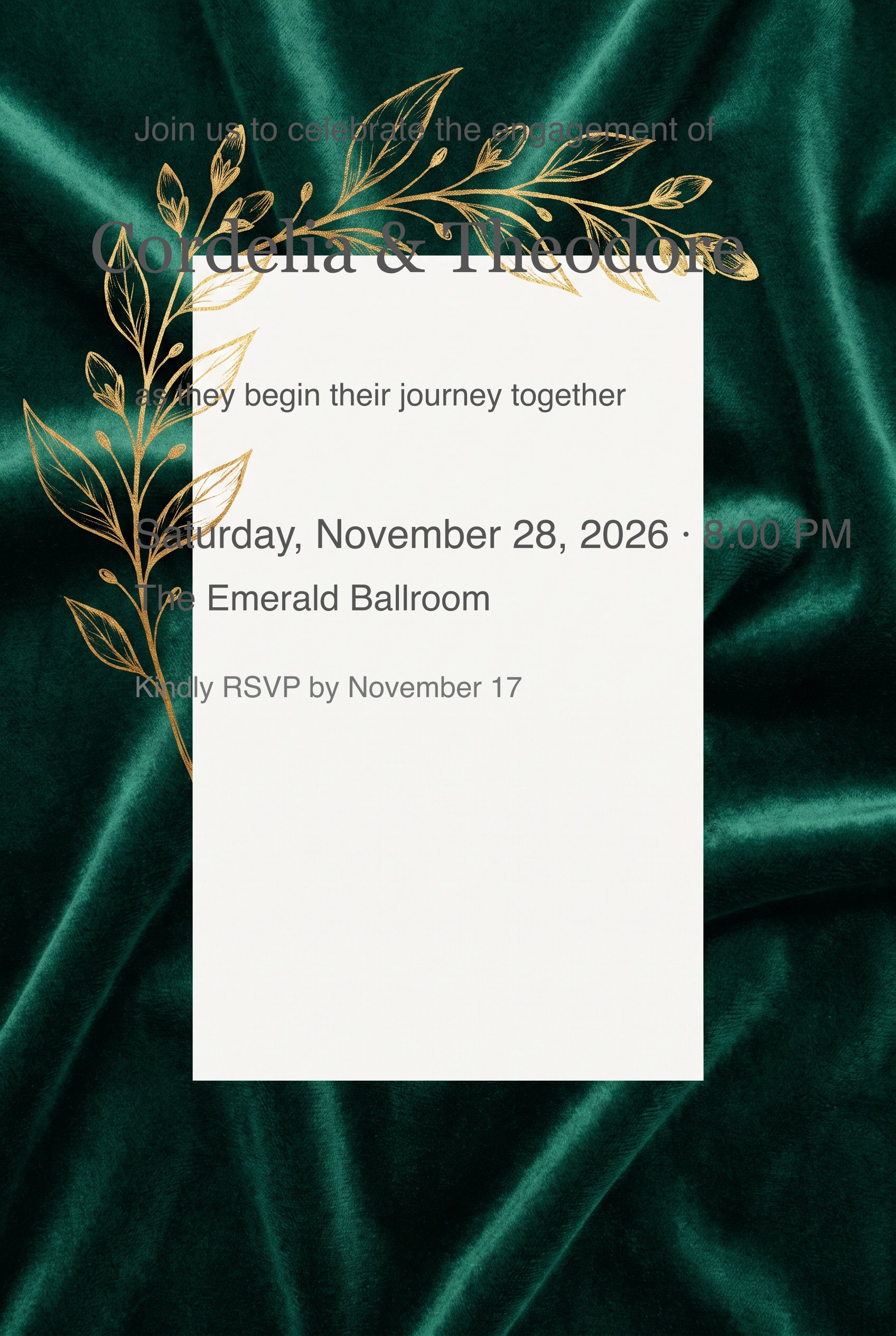 Invitation card