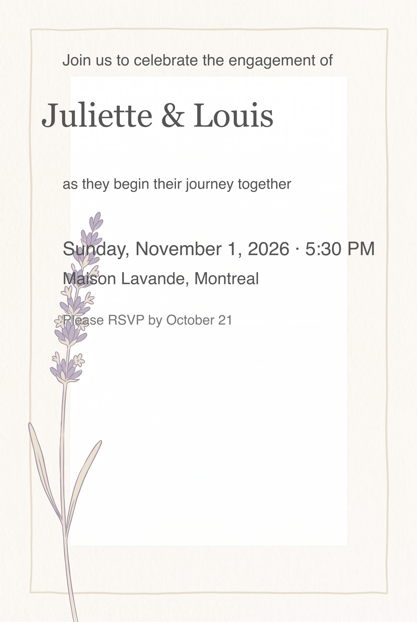 Invitation card