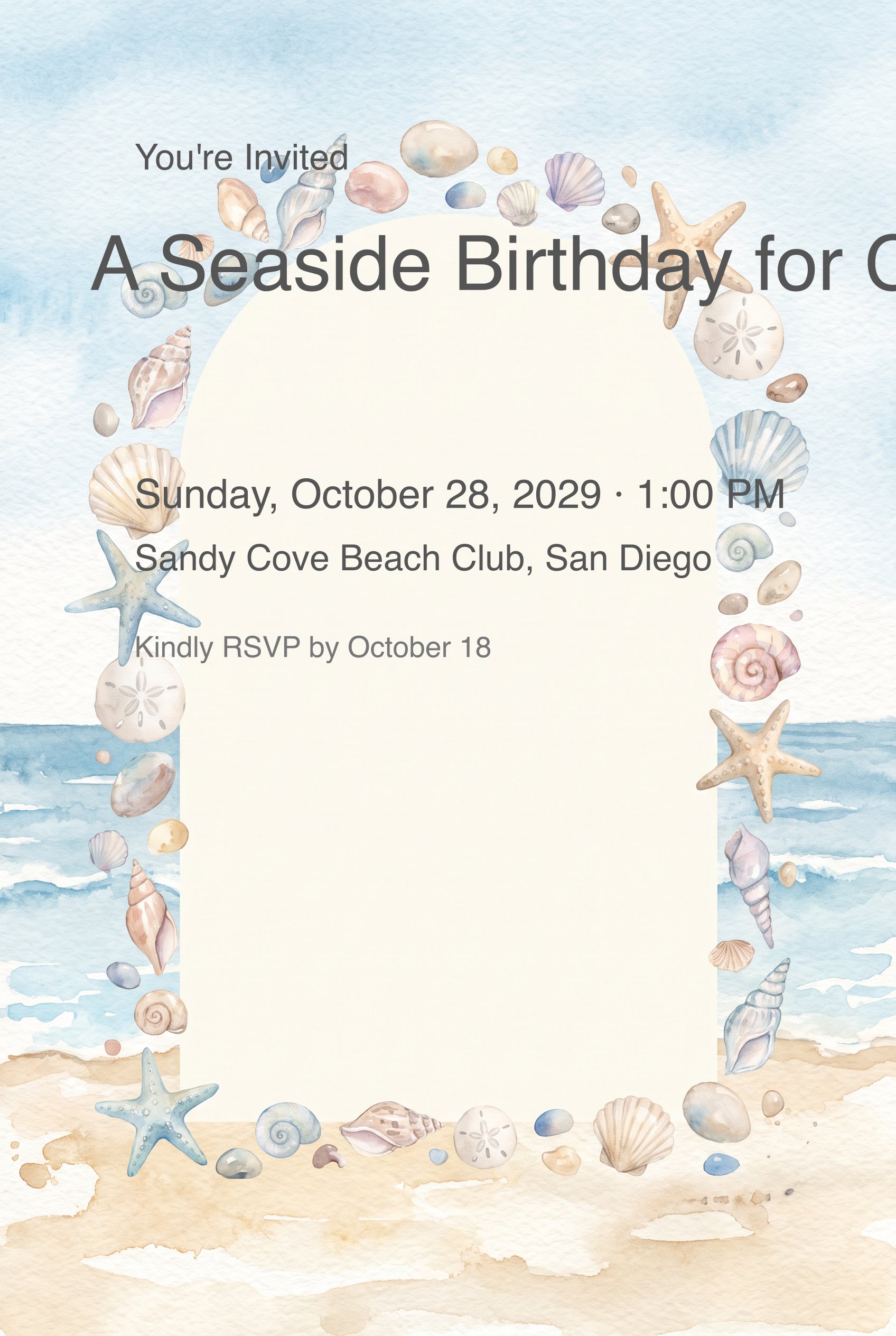 Invitation card