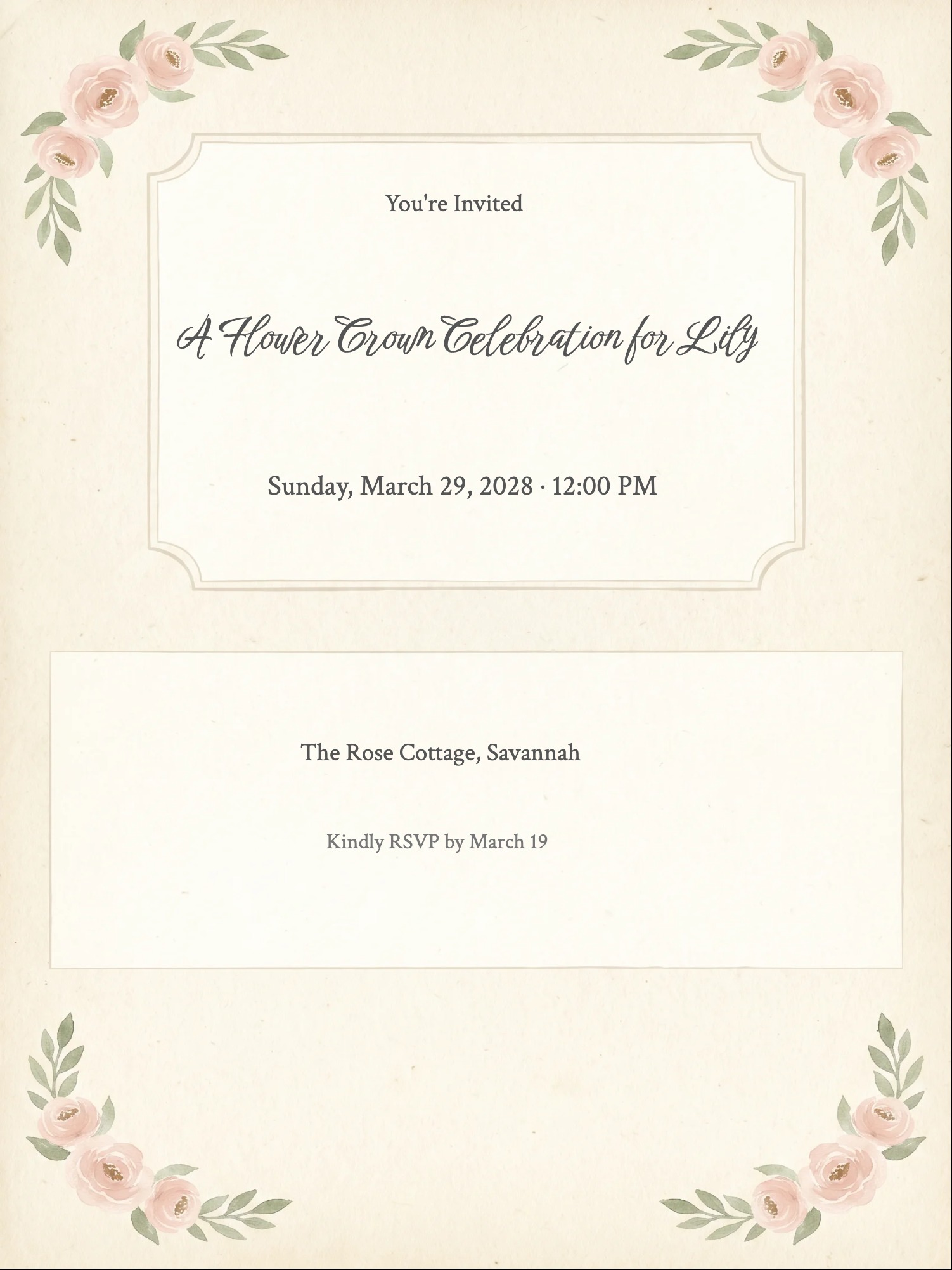 Invitation card
