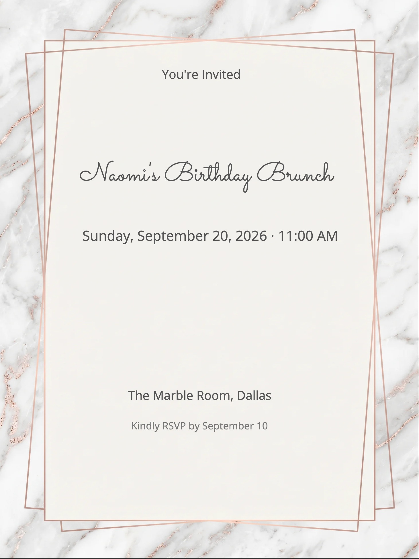 Invitation card
