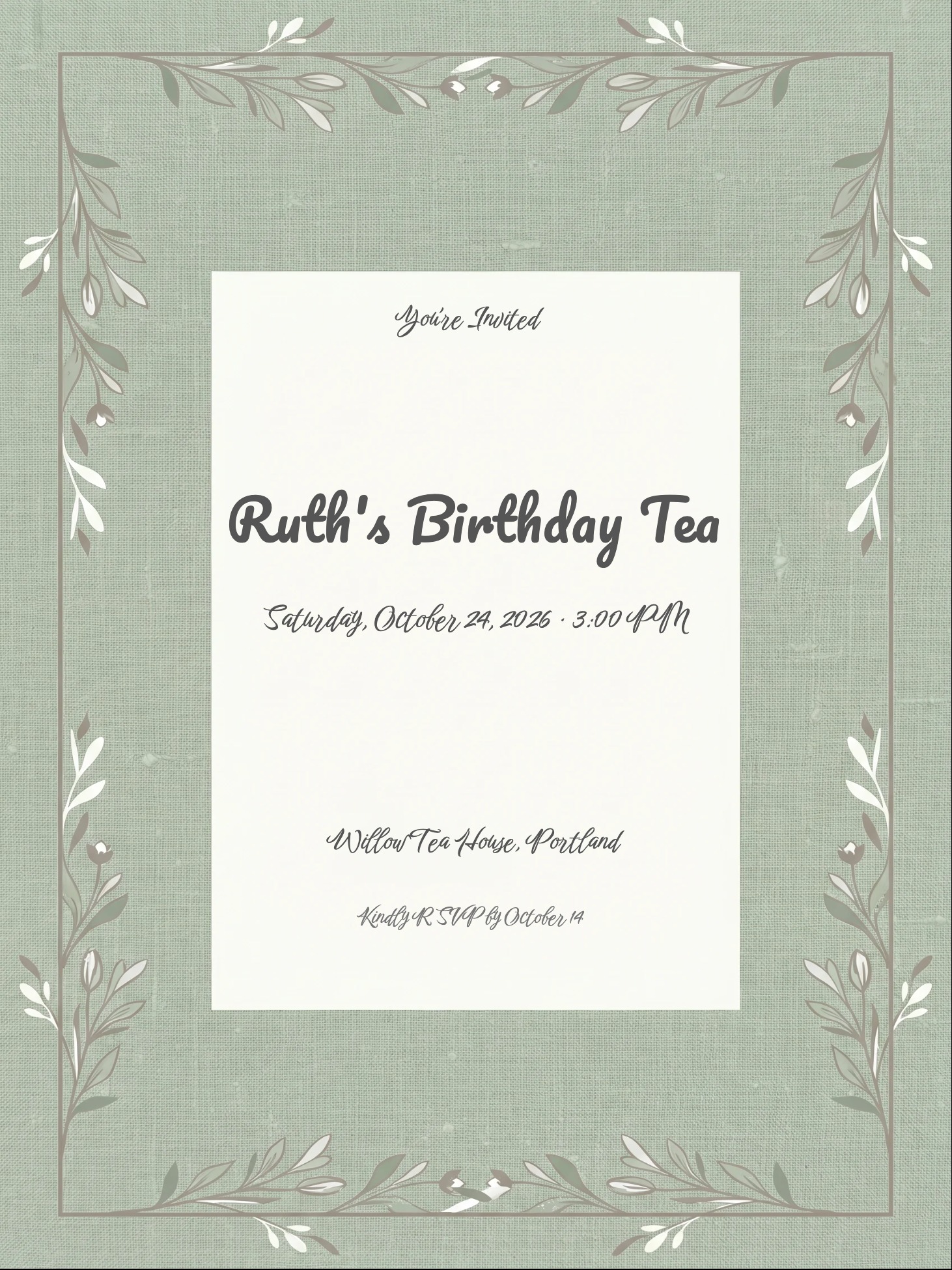 Invitation card