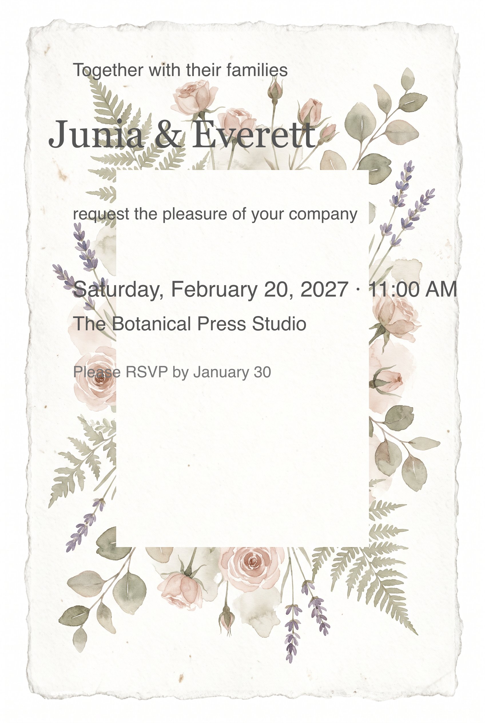 Invitation card