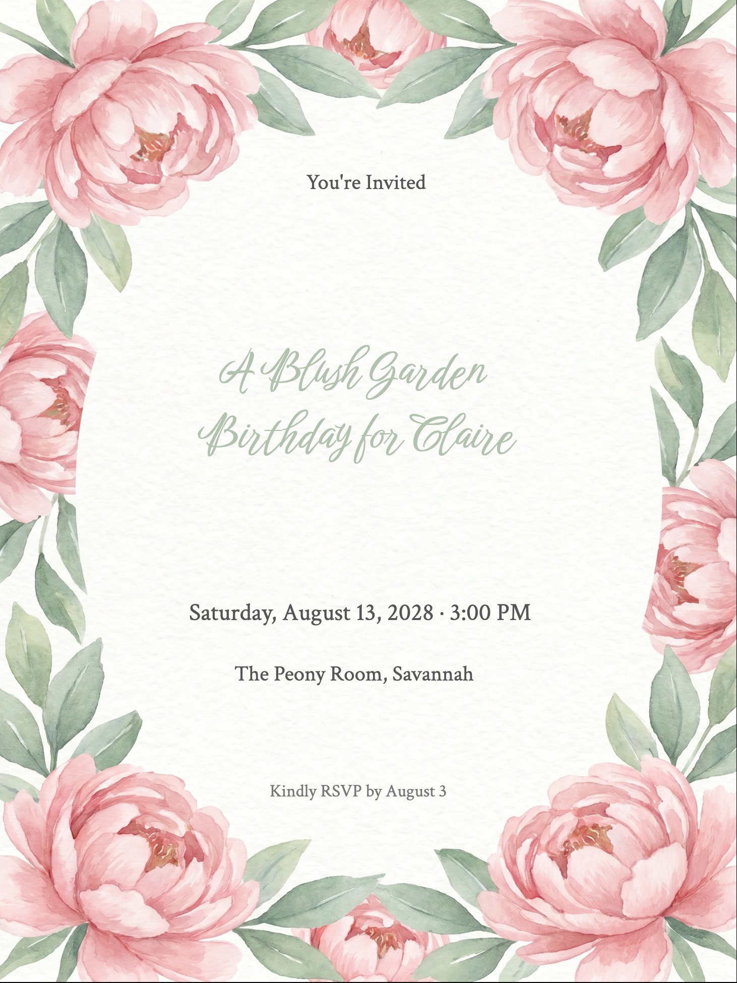 Invitation card