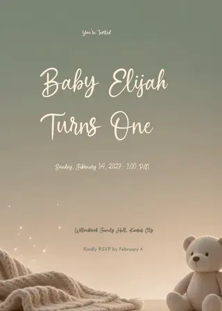 Teddy Bear & Blanket Baby Birthday Invitation invitation